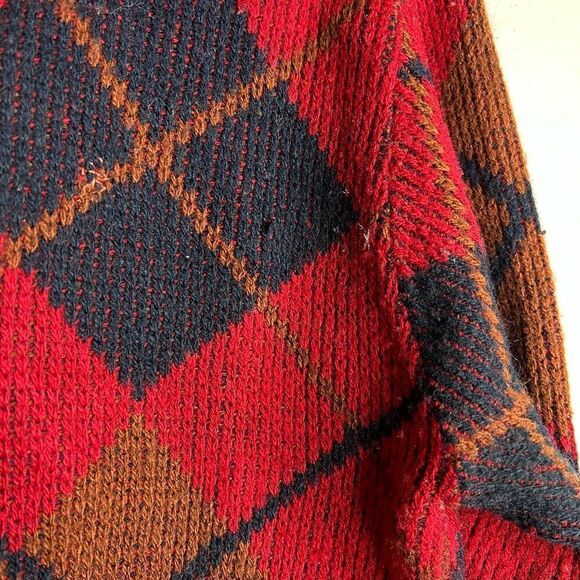 Vintage 80s forum acrylic pullover sweater men’s size medium red - Picture 3 of 8